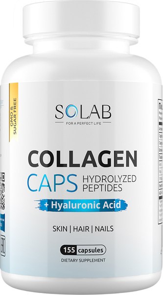 Коллаген SOLAB С гиалуроновой кислотой и витамином С - фото