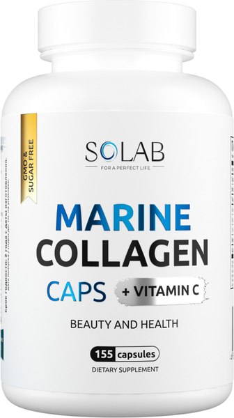 Коллаген SOLAB Морской с витамином С - фото