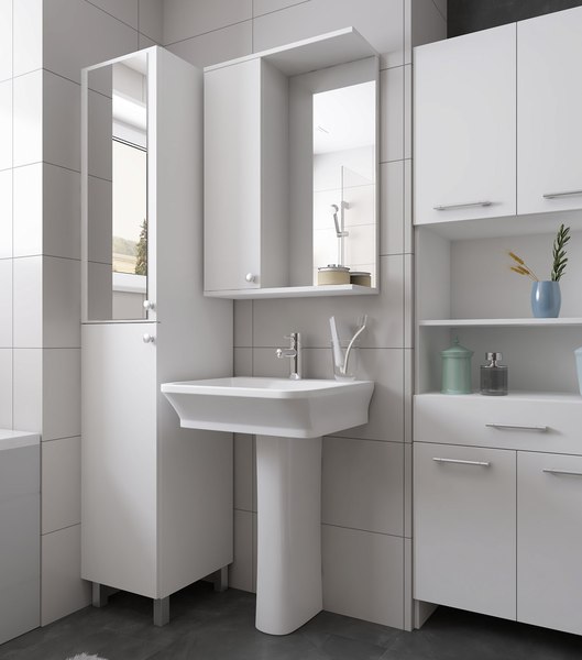 Зеркало Genesis Мебель 500x180x830 с зеркалом - фото