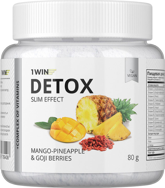 Комплексная пищевая добавка 1WIN Detox Slim Effect с ягодами годжи - фото