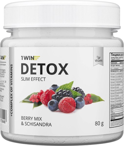 Комплексная пищевая добавка 1WIN Detox Slim Effect с лимонником - фото