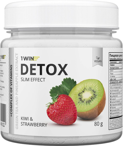 Комплексная пищевая добавка 1WIN Detox Slim Effect с экстрактом зеленого чая - фото