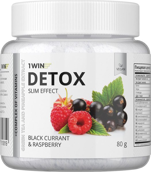 Комплексная пищевая добавка 1WIN Detox Slim Effect с экстрактом зеленого чая - фото