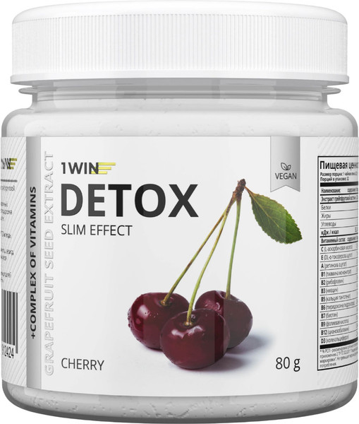 Комплексная пищевая добавка 1WIN Detox Slim Effect с экстрактом грейпфрутовой косточки - фото