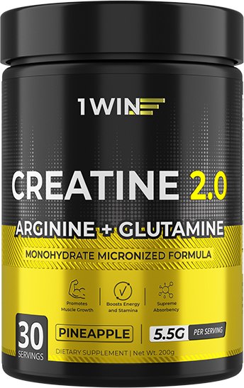 Креатин 1WIN Моногидрат с глютамином, аргинином - фото