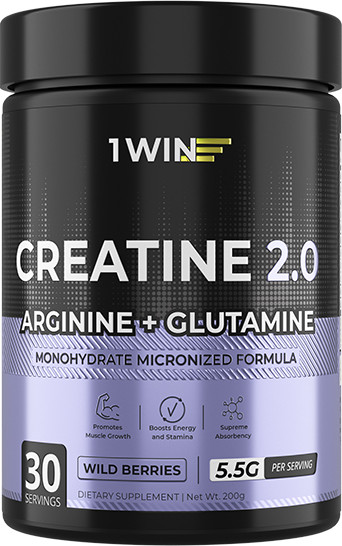 Креатин 1WIN Моногидрат с глютамином, аргинином - фото