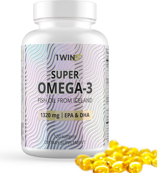Жирные кислоты 1WIN Omega-3 высокой концентрации