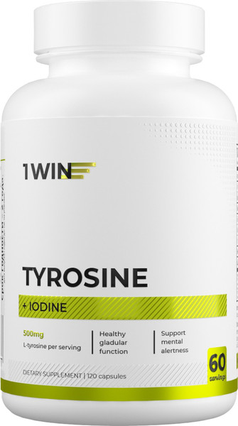 L-тирозин 1WIN С йодом 500мг - фото