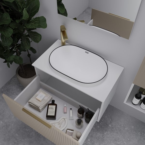 Тумба под умывальник ЗОВ Дублин 100 / DU100LWMFC