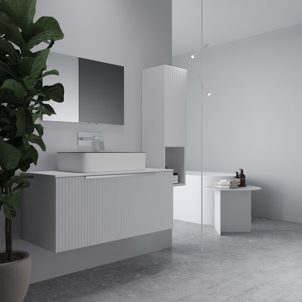 Тумба под умывальник ЗОВ Дублин 100 / DU100LWMFW