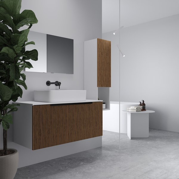 Тумба под умывальник ЗОВ Дублин 100 / DU100LWMRM