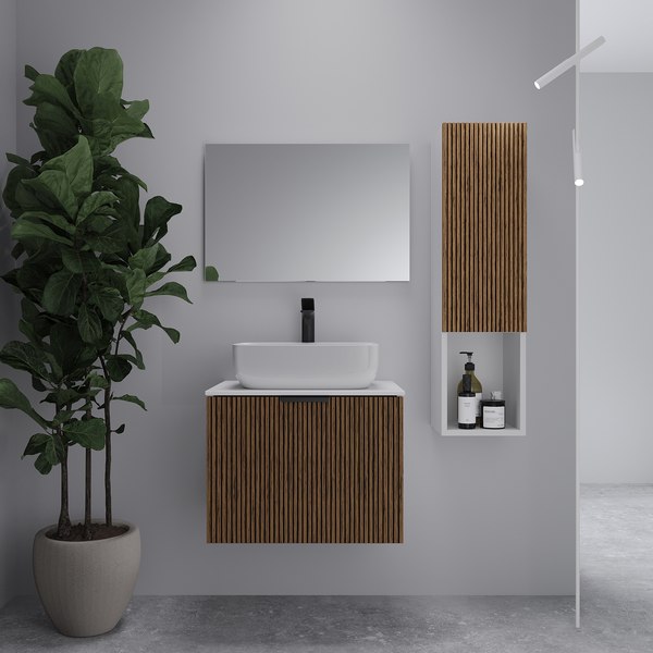 Тумба под умывальник ЗОВ Дублин 70 / DU70LWMRM - фото