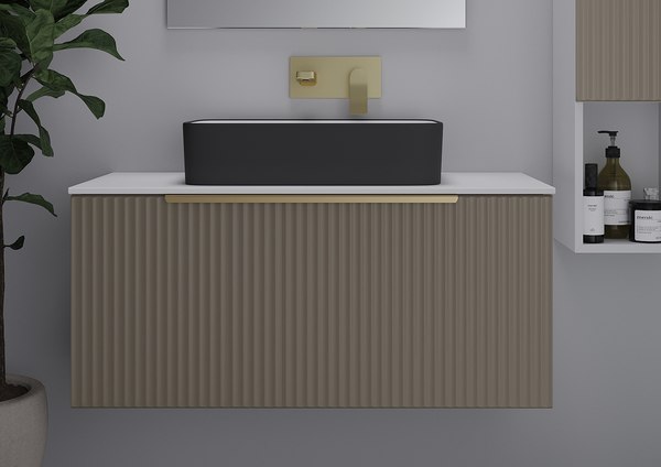 Тумба под умывальник ЗОВ Дублин 80 / DU80LWMFC - фото