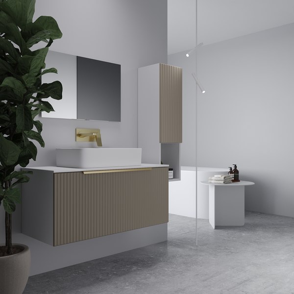 Тумба под умывальник ЗОВ Дублин 80 / DU80LWMFC