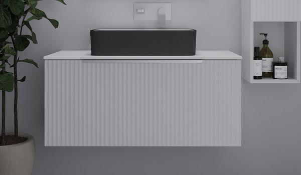 Тумба под умывальник ЗОВ Дублин 80 / DU80LWMFW - фото