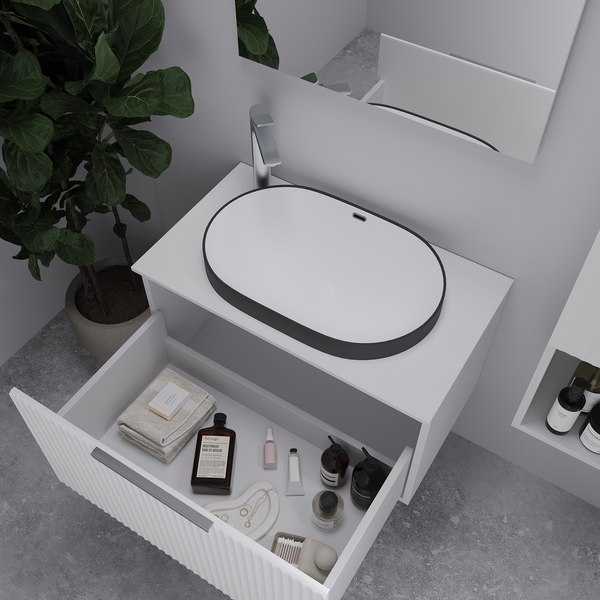 Тумба под умывальник ЗОВ Дублин 80 / DU80LWMFW