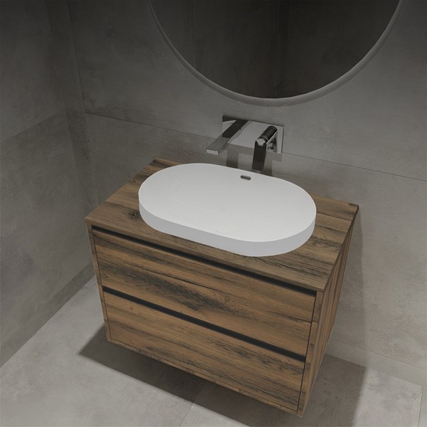 Тумба с умывальником ЗОВ Парма 100 / P100LA0MAMC1B-LDSPA6002