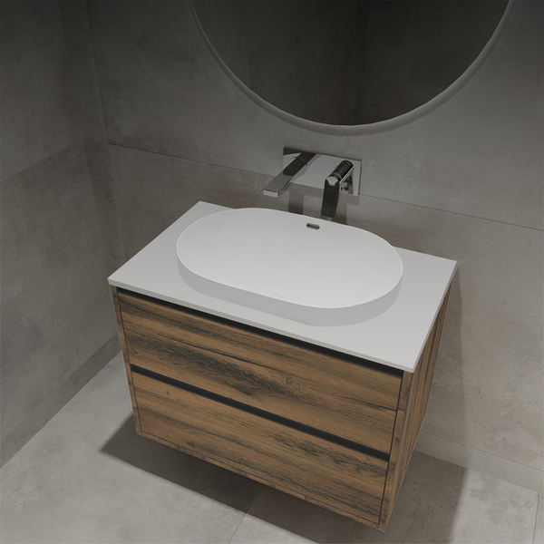 Тумба с умывальником ЗОВ Парма 100 / P100LA0MAMC1B-LDSPW6002