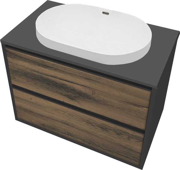 Тумба с умывальником ЗОВ Парма 100 / P100LAN0MAMC1B-LDSPH6002 - фото