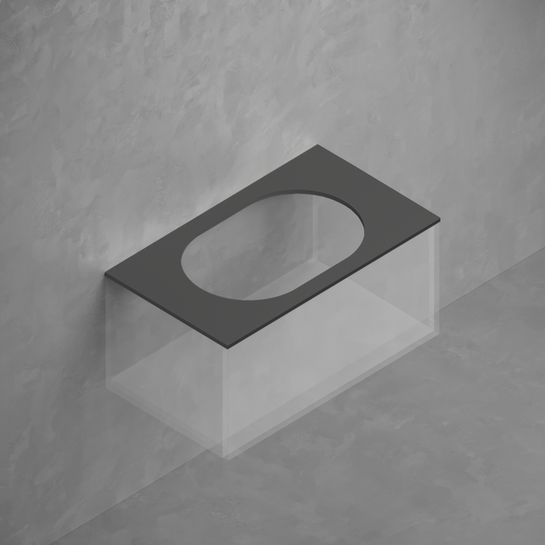 Тумба с умывальником ЗОВ Парма 100 / P100LAN0MAMC1B-LDSPH6002