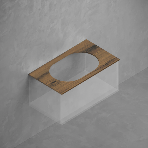 Тумба с умывальником ЗОВ Парма 70 / P70LA0MWMC1B-LDSPA6002