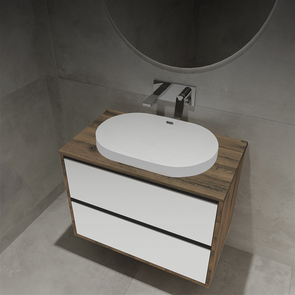 Тумба с умывальником ЗОВ Парма 70 / P70LA0MWMC1B-LDSPA6002
