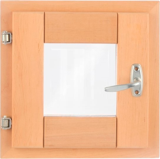 Окно для бани СаунаОпт Форточка 40x40 ФО-4040 - фото