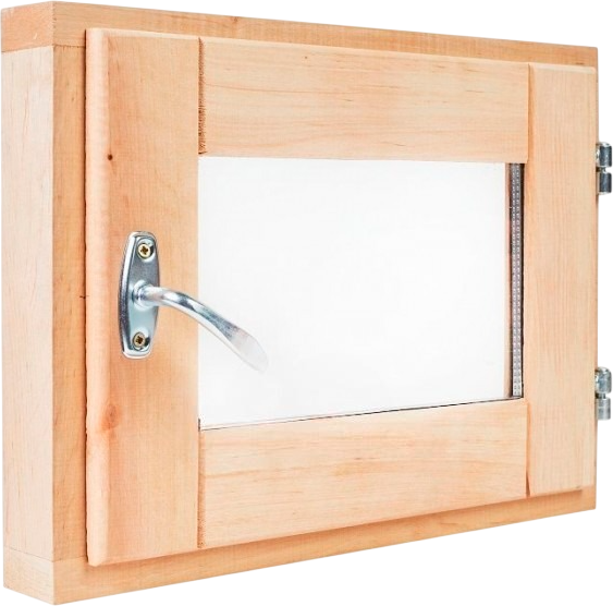 Окно для бани СаунаОпт Форточка 40x50 ФО-4050 - фото