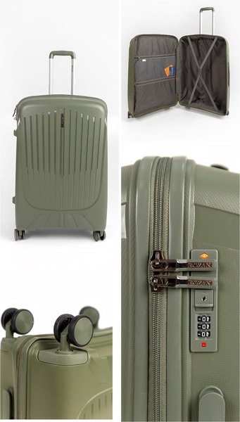 Чемодан на колесах Rozan 8823