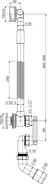 Сифон Lauter 21Y11010