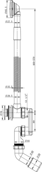 Сифон Lauter 21Y11030