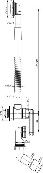 Сифон Lauter 21Y11022