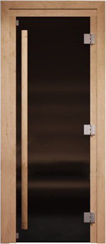 Стеклянная дверь для бани/сауны COOPER Premium 200x71.5 - фото
