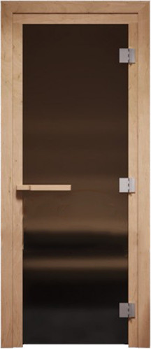 Стеклянная дверь для бани/сауны COOPER Pro 180x71.5 - фото