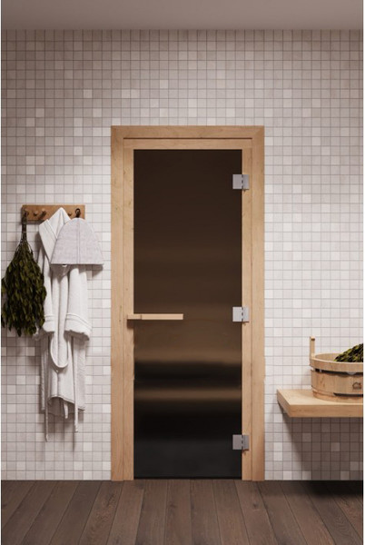 Стеклянная дверь для бани/сауны COOPER Pro 200x81.5