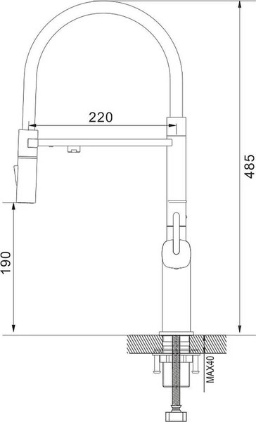 Смеситель Rose R358C