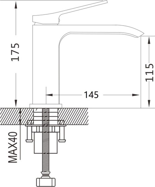 Смеситель Shevanik S4001G