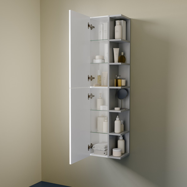 Шкаф-полупенал для ванной IDDIS Zodiac X ZDX35W0i97