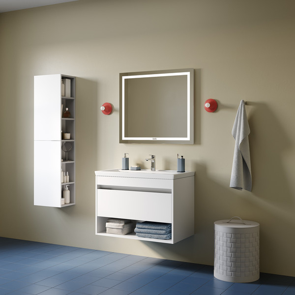 Шкаф-полупенал для ванной IDDIS Zodiac X ZDX35W0i97