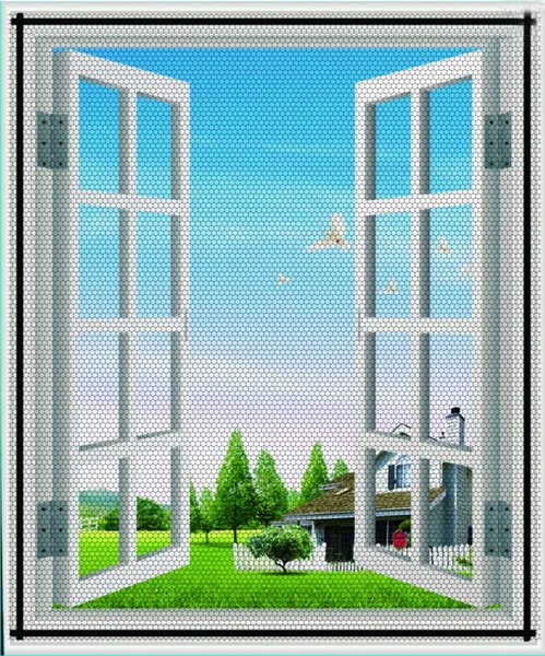 Москитная сетка на окно Rosenberg R-400051 - фото