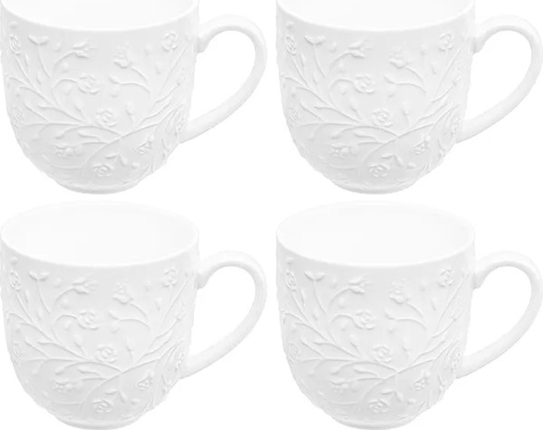 Набор кружек Elan Gallery Веточки-цветочки / 630057_4 - фото