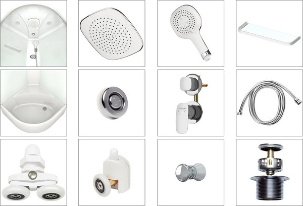 Душевая кабина Domani-Spa Delight Slim 110 High / DS01DS110HBT00