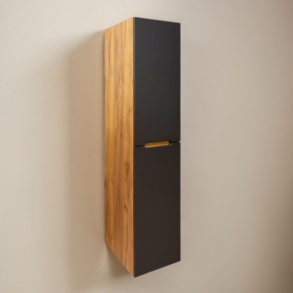 Шкаф-полупенал для ванной Акваль Токи / ТОКИ.02.30.21.N - фото