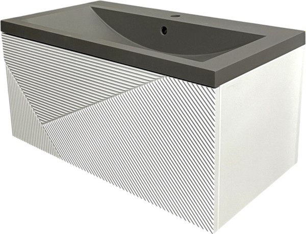 Тумба под умывальник Garda Neapol 81н_900 / 31.81н.900.PVC (баноффи) - фото