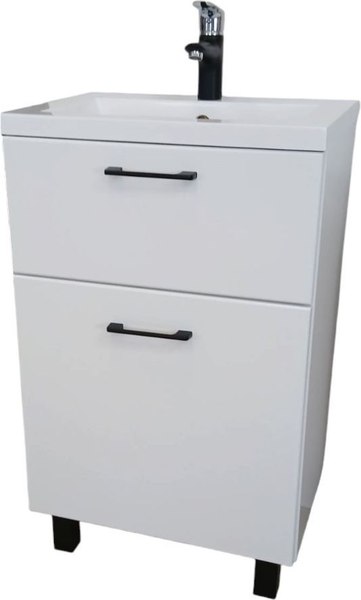 Тумба под умывальник Garda Verona 70_500 / 19.70.500.PVC (белый глянец)