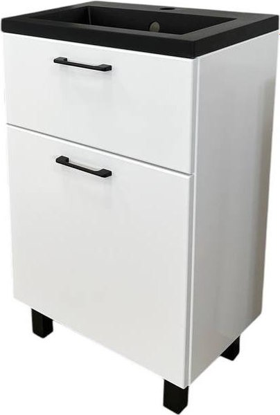 Тумба под умывальник Garda Verona 70_500 / 19.70.500.PVC (белый глянец)