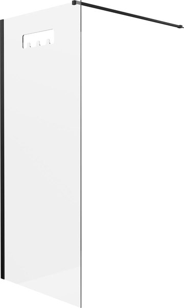 Душевая стенка Deante Mokko Nero Walk-In KQM_N39P - фото