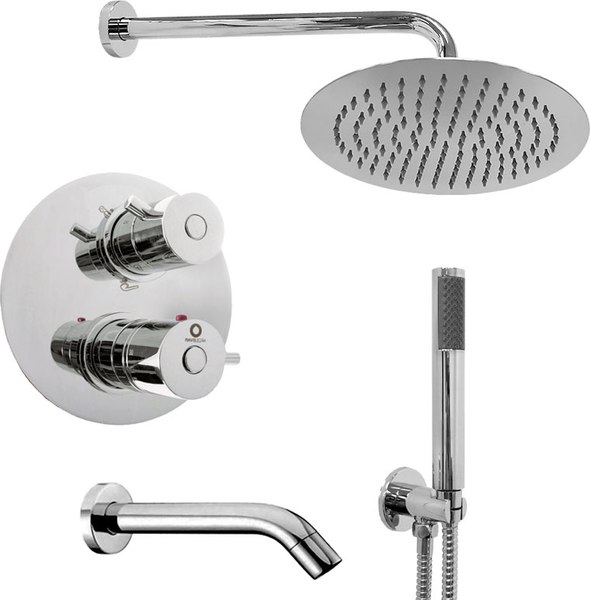 Душевая система со смесителем Slezak RAV Dunaj Termo DT387.32 - фото