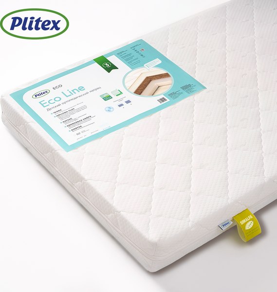 Матрас в кроватку Plitex Eco Line / ЭКО-16/1