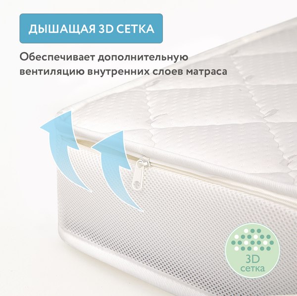 Матрас в кроватку Plitex Юниор Premium Max / ЮПМ-119-01